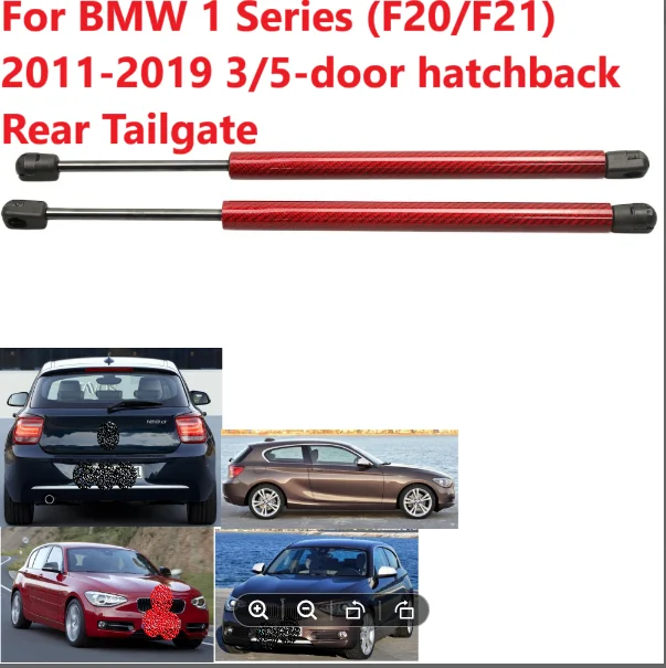 2PC Back Damper for 2010-17 2018 2019 BMW 1 Series F20/F21 BMW1 hatchback Rear Tailgate Boot Gas Spring Struts Prop Lift Support