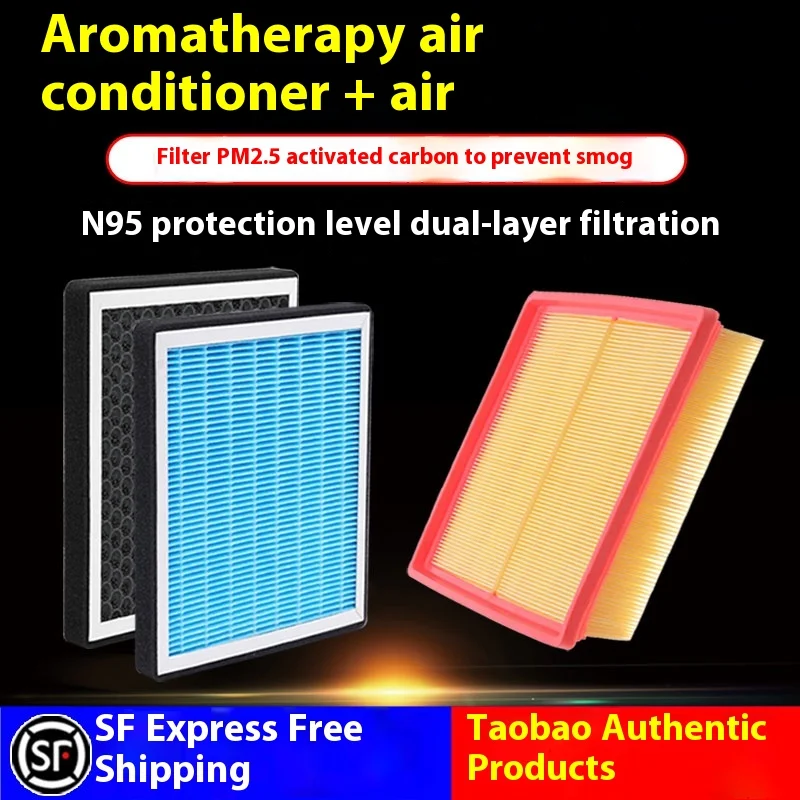 

Car aromatherapy air conditioner filter element Activated carbon N95 Anti-haze and formaldehyde removal PM2.5 air filter Grid