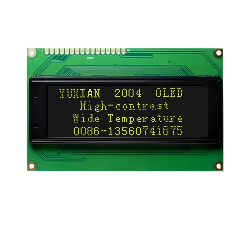 20x4 2004 204 OLED وحدة عرض شاشة LCM التحكم IC WS0010 المسلسل SPI أو واجهة متوازية 5 فولت أزرق أبيض أخضر أصفر