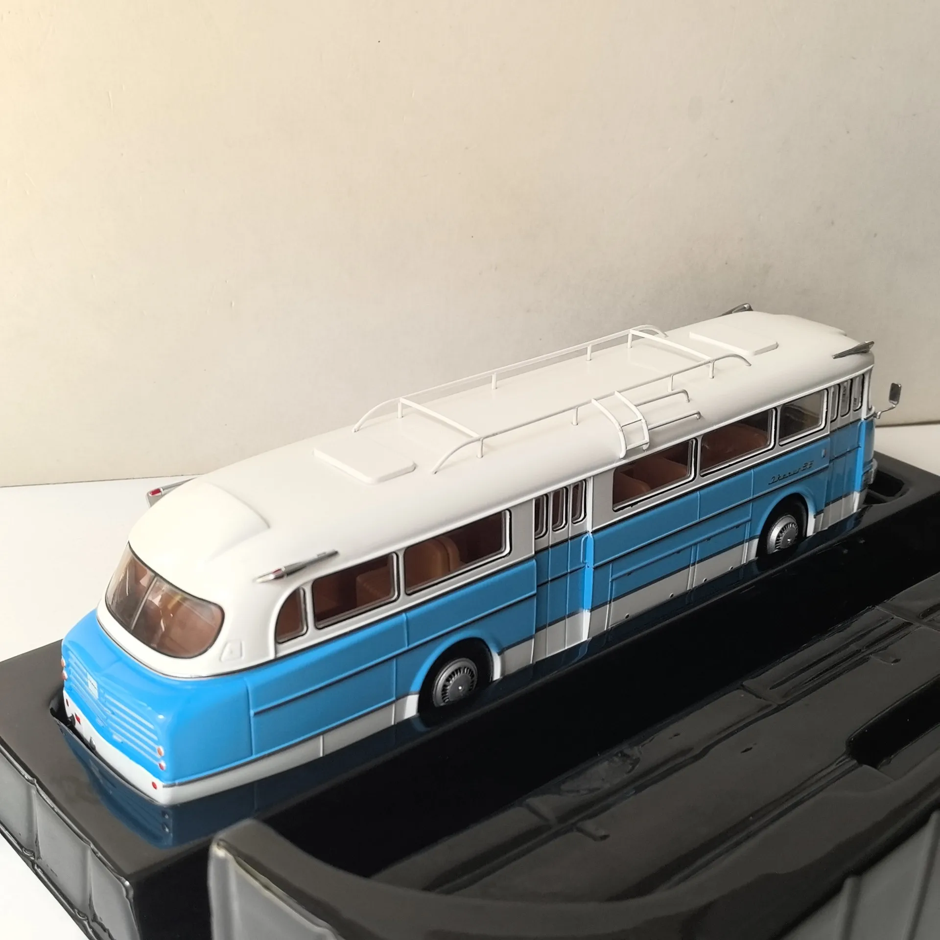 دييكاست IXO 1/43 مقياس IKARUS 66 1972 حافلة سيارة نموذج تحصيل لعبة هدية تذكارية عرض حلية #5