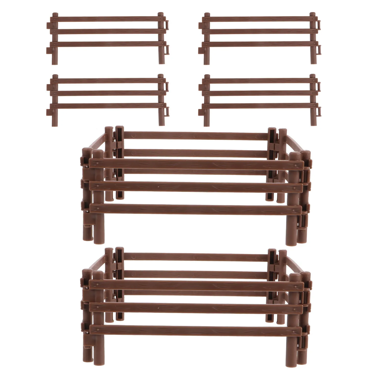 

1 комплект детского игрового набора с ограждением, экологически чистый, прочный, миниатюрный, декоративный, для сборки, развивает воображение, укрепляет связь между родителями и детьми