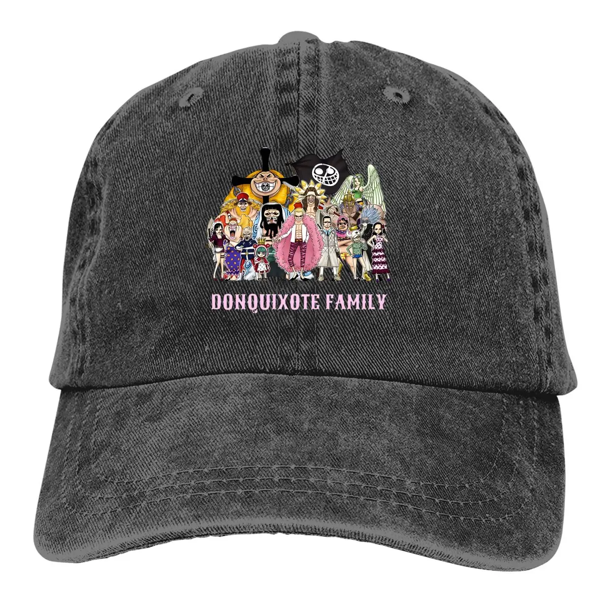 Don Quijote Family Baseball Cap Men Hats Women Visor Protection Snapback One-Pieces Anime Caps