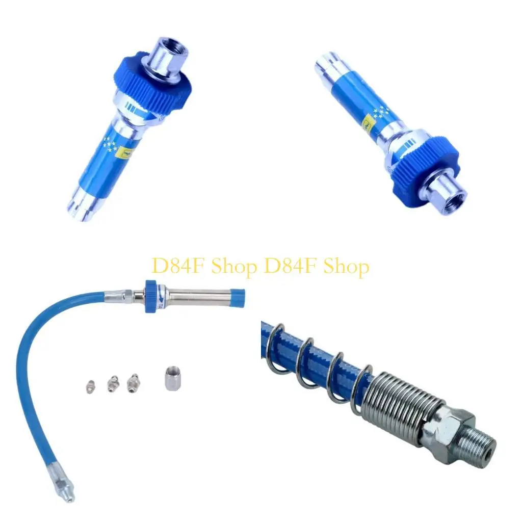 D84F High Pressure Grease Coupler Lock Clamp Type Grease Coupling End Connector
