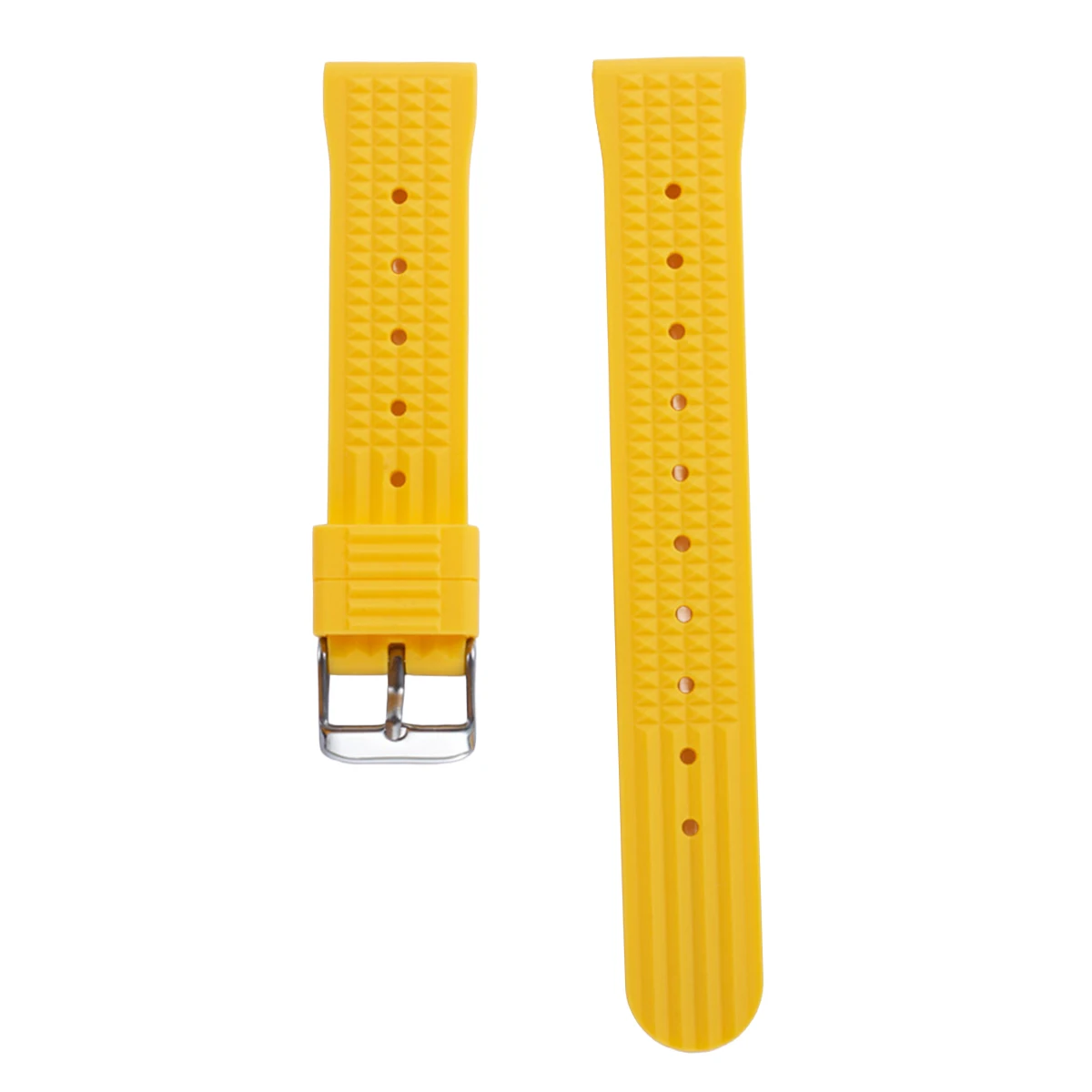FKM-Gummi-Waffel-Uhrenarmband, 18 mm, 20 mm, 22 mm, Fluorkautschuk, universell, wasserdicht, bequem, Sport, Schnellverschluss-Uhrenarmbänder – Detail 10