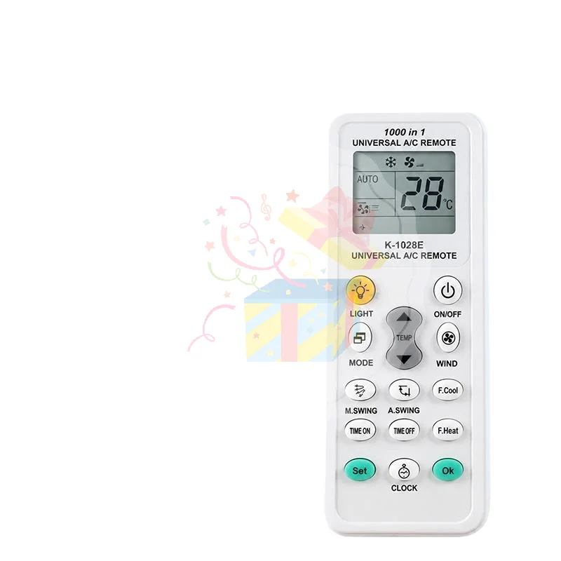 Universal Air Conditioner Remote Control 1000 In 1 AC Digital LCD Conditioning Controller Universal Air Conditioner Control