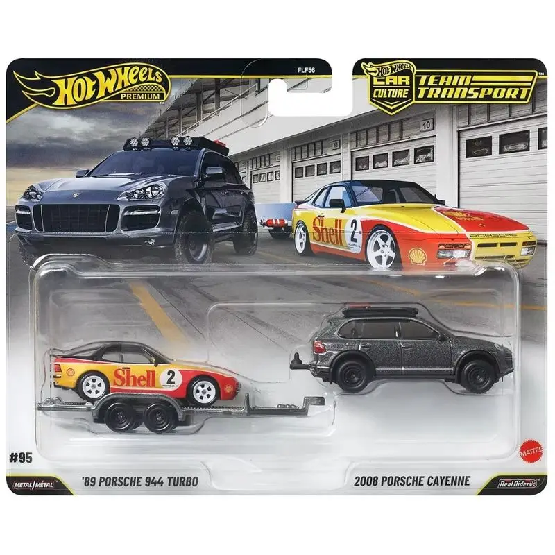 New Hot Wheels Flf56-M Team Transport,Ao Racing Rexy Porsche 911 Gt3 R Ford F-150 Raptor Porsche 944,1:64 Diecast Car Collector