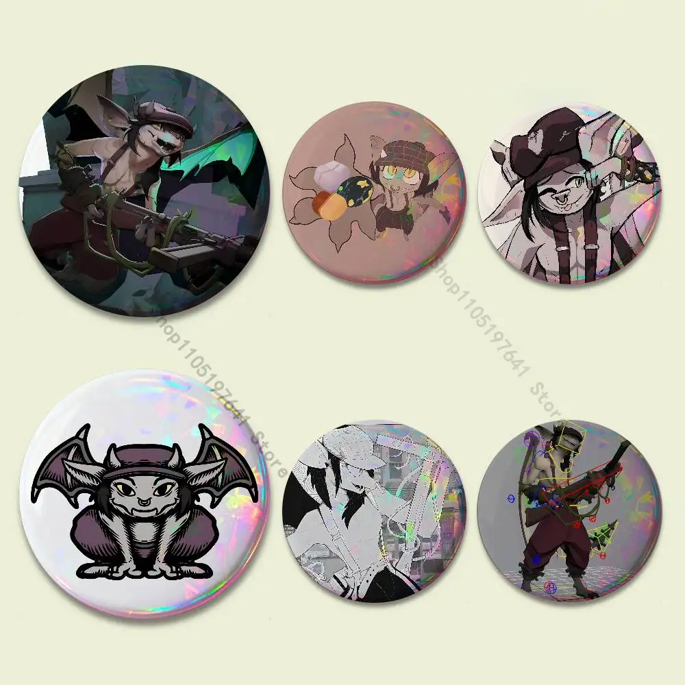 

Game D-Deadlocks Lvy Badges Button Round Creative Pin Brooch Badge Bag Decor Fans Collect Friends Gifts