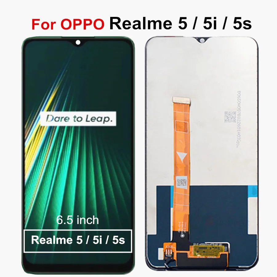 

6.5 inch For Oppo Realme 5 5i 5s LCD Display Touch Screen Digitizer Assembly For Realme5 RMX1911 RMX1925 RMX2030 lcd