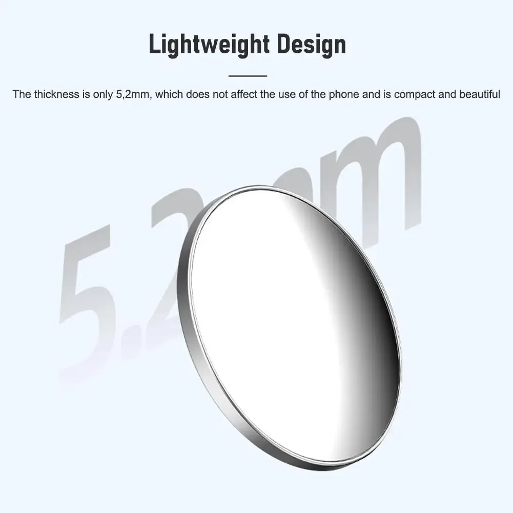 MagSafe Magnetic Phone Rear Selfie Vlog Mirror HD Photo Assist Camera Convex Mirror for IPhone Samsung Photography Accessories