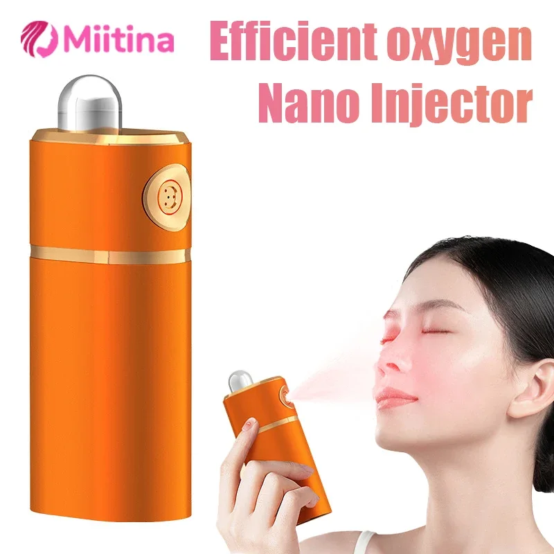 Portable Humidifier Deep Cleaning Facial Vaporizer USB Spa Ultrasonic Mist Maker Spray Nano Mister Face Replenishment skin care