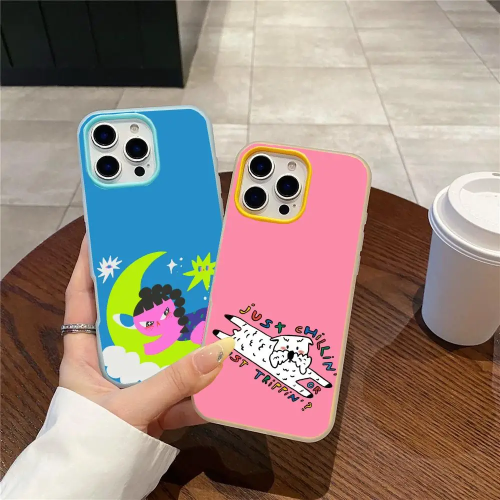 Martcellia Liunic Phone Case Jelly Dual-Layer Shockproof Phone Case for iPhone 17 16 15 14 13 12ProMax