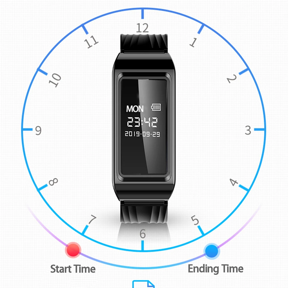 Trustdii HD 1080P Mini Camera Smart Bracelet Portable Wearable Video Recording Camcorder Wristband Camera Audio Sport DVR Watch