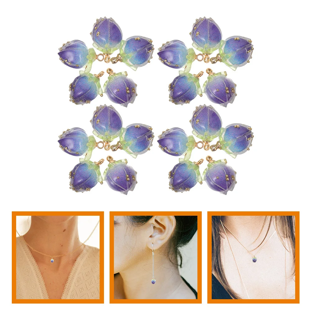 

20Pcs Resin Earrings Pendants DIY Necklace Bracelet Accessories Adorable Handmade Ornaments Gifts Earring Charms