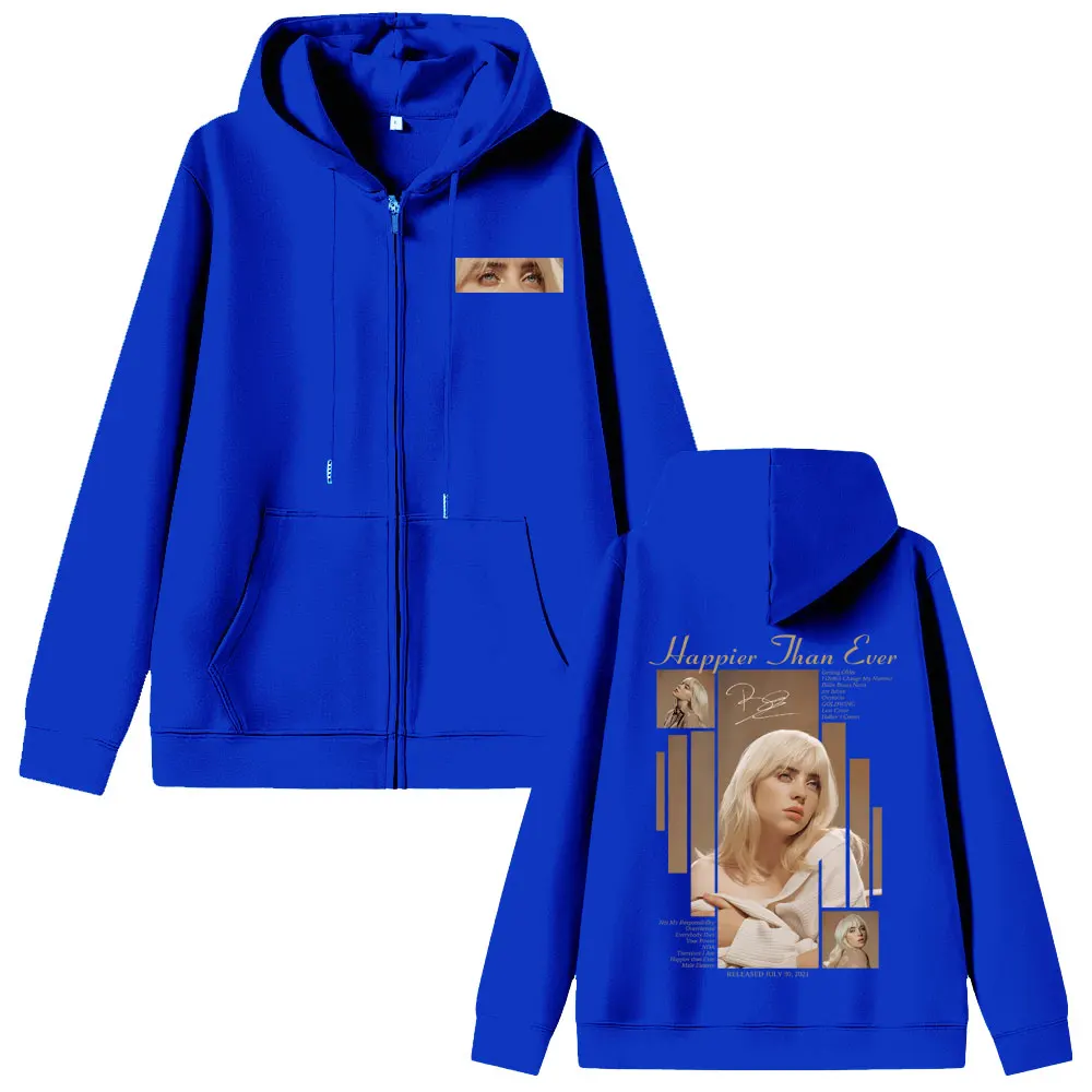 حار سعيد من أي وقت مضى 2025 قلنسوة بسحاب الرجال النساء موضة موسيقى البوب زمم هوديس الذكور خمر الهيب هوب المتضخم سترة معطف