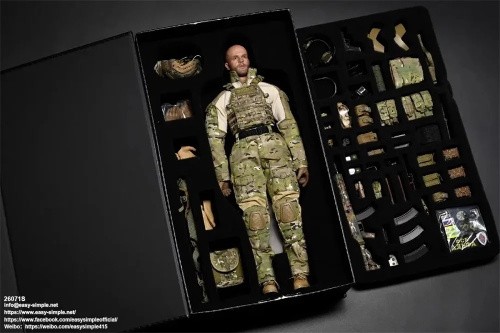 รุ่นลิมิเต็ด 1/6 ES 26071S FSB ตุ๊กตาทหารแอ็คชั่นฟิกเกอร์รัสเซีย ชุดเต็ม ขยับได้ ขนาดประมาณ 12 นิ้ว ของขวัญ