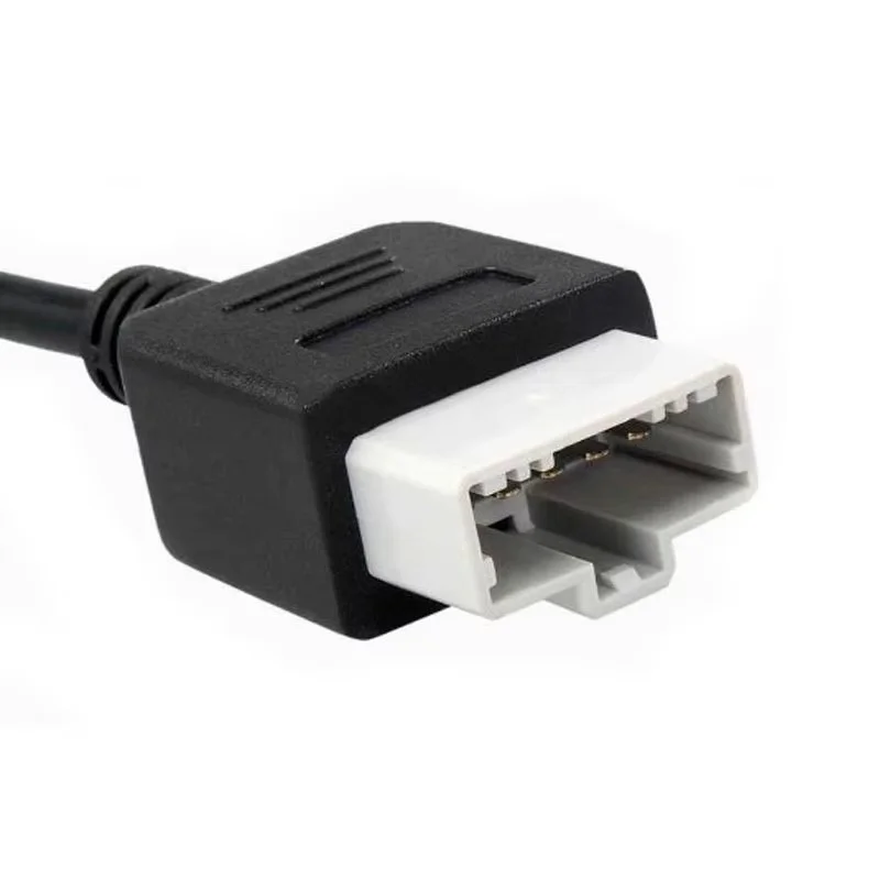 OBD1 To OBD2 Adapter for Honda 5Pin To 16 Pin Diagnostic Cable,5pin Connector for honda vehicles,Work with ELM327 Scanner Tools