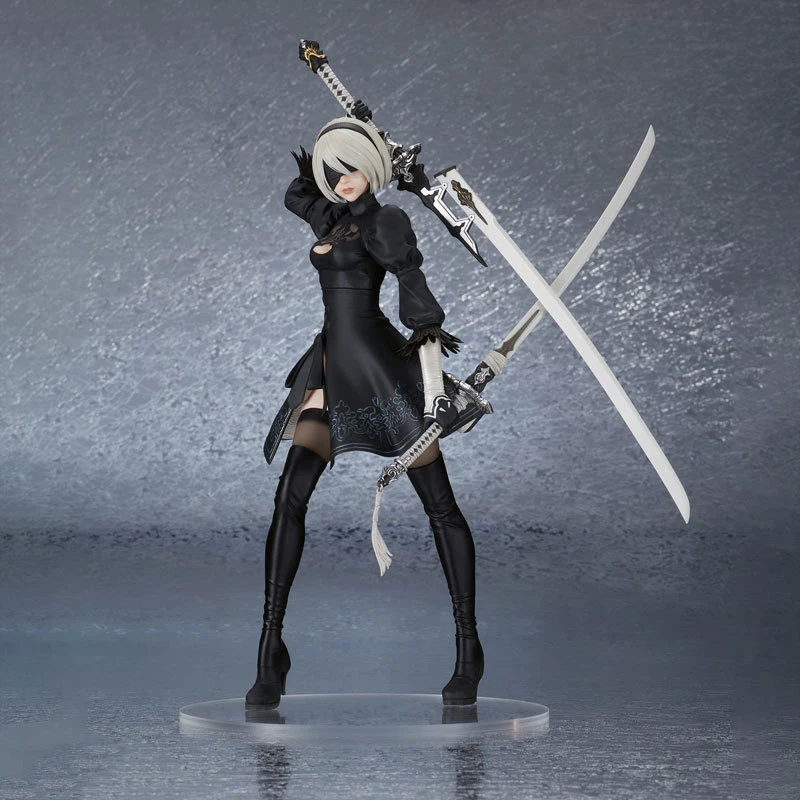 Original FLARE NieR:Automata YoRHa No.2 Type B Genuine 2B Anime Figure Collection Model Boxed Figure Toy Ornament Figurine Gifts