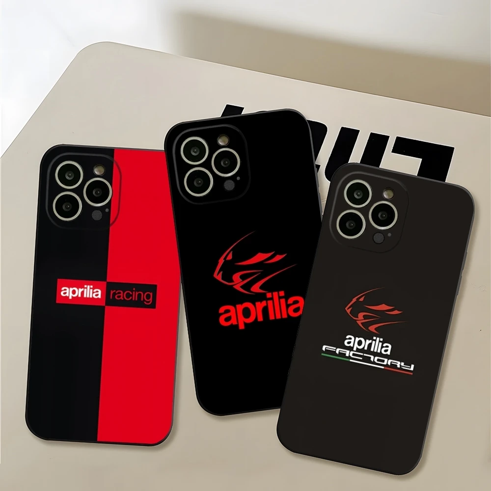 A-ApriliaS Motorrad-Logo Handyhülle für 16 Pro Max für iPhone 17 Pro Max 14 12 15 11 13 Pro Xr X Xs Se Rückseiten-Cover