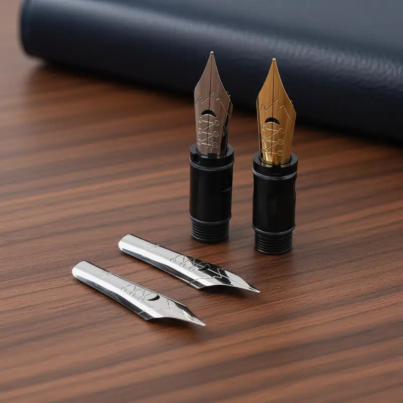 Creative For MAJOHN P136 P137 P138 P139 No.6 Solf Flex Nib Grip Section Fountain Pen Copperplate ES ER Round Body Point Nib