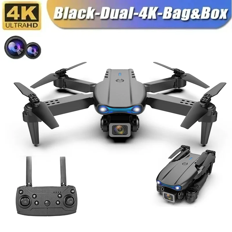 طائرة بدون طيار E99 Pro HD احترافية 4k بدون طيار كاميرا مزدوجة WIFI fpv طائرة كوادكوبت تجنب العوائق التصوير الجوي بدون طيار