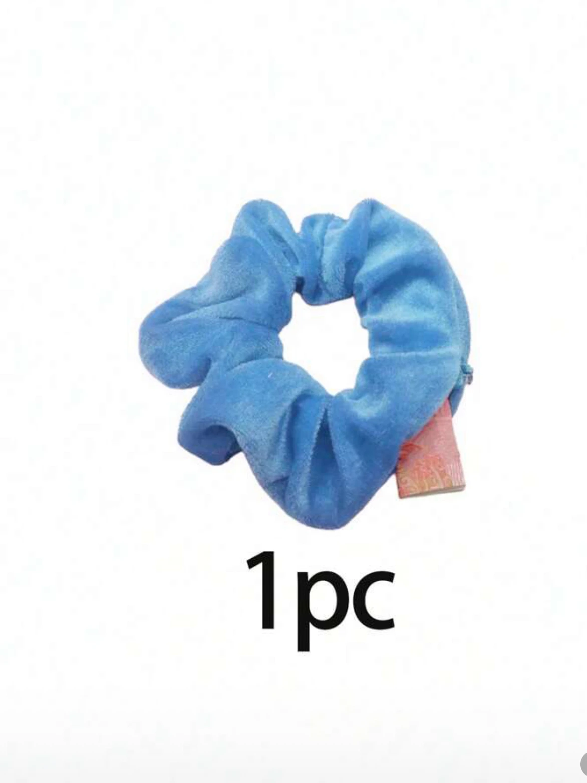 Bolsa de almacenamiento multifuncional para lazos para el cabello, ocultador y organizador portátil para dinero, no impermeable, elástico para el cabello con cremallera, 1 ud.