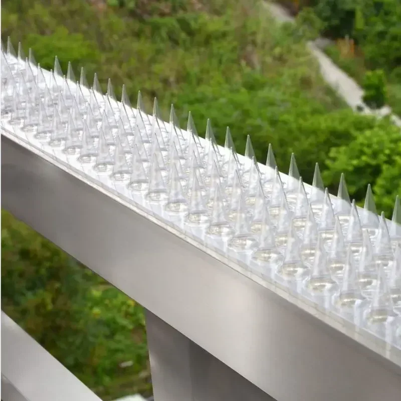 Fence Wall Spikes Cat Animal Repellent Anti Theft Walls Sheds Stop Plastic Repeller for Garden Fences Invader Bird Dog