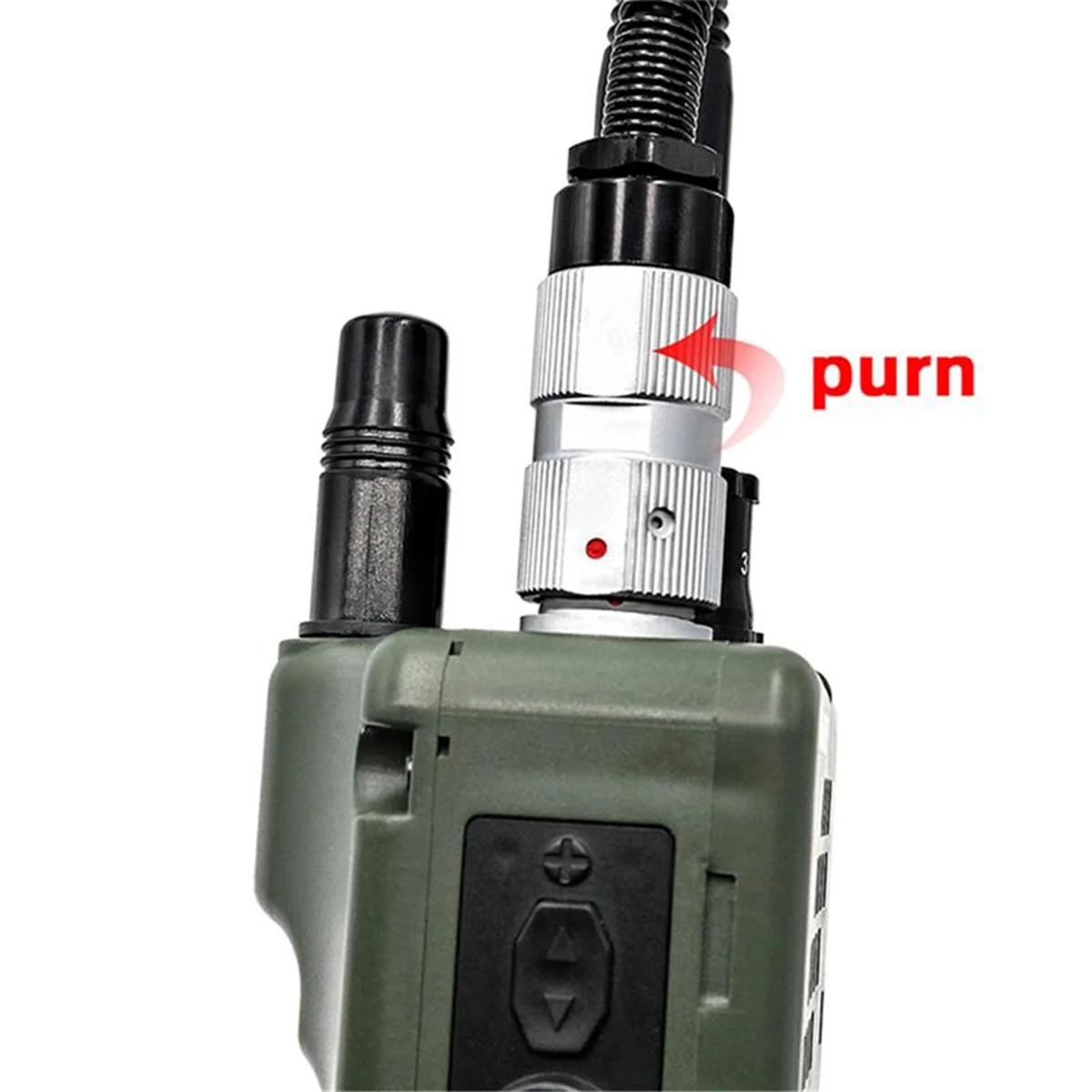 

2025+H-250 Radio Handset 6-Pin Handheld Speaker Mic for PRC-152 PRC-148