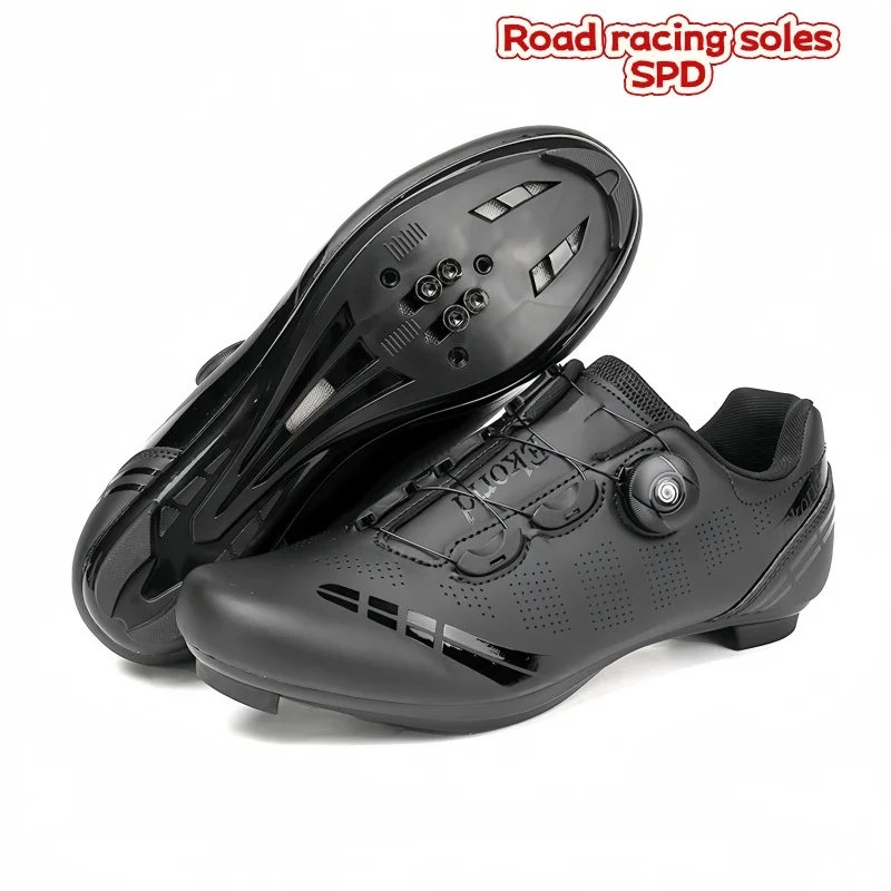 Herren-Mountainbike-Schuhe MTB, atmungsaktiv, rutschfest, hohe Härte, geeignet für Outdoor-Straßenrennen, Mountain-Offroad-Fahren 37-46 – Detail 14