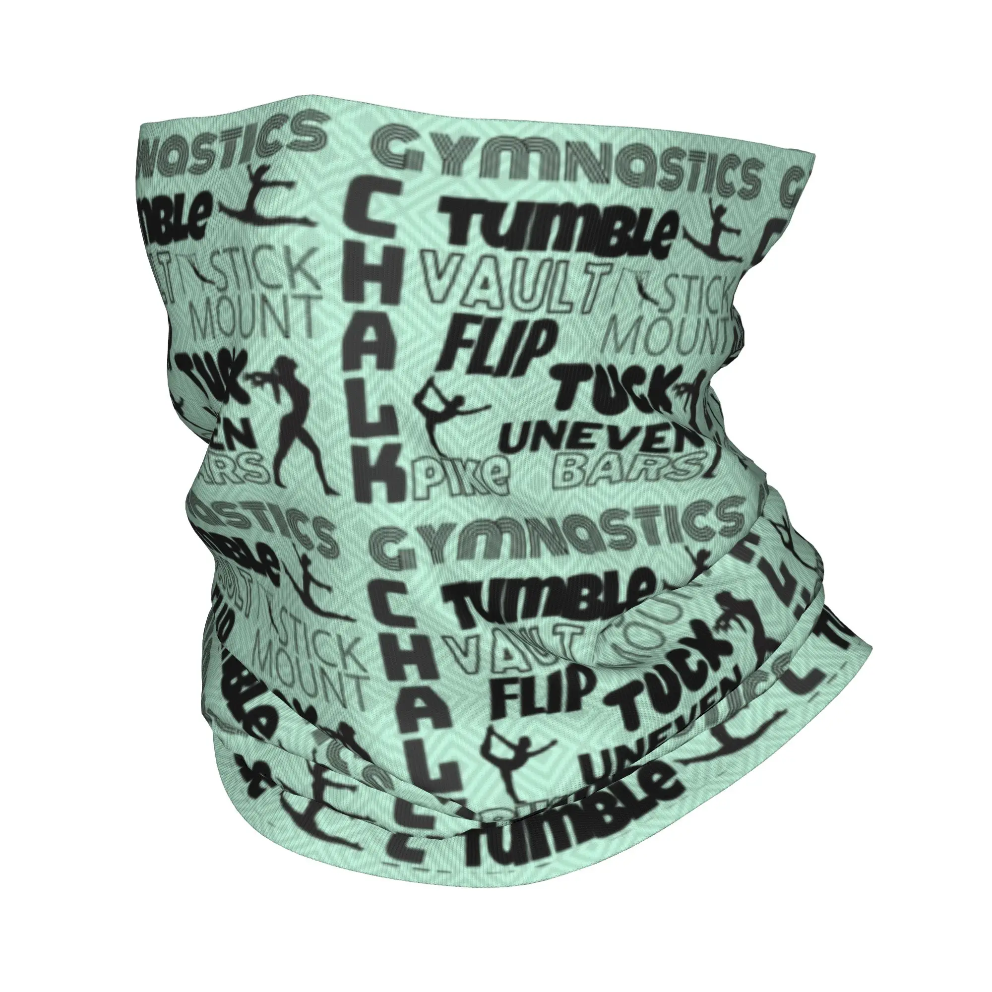 Bandana de gimnasia rítmica de baile personalizada, calentador de cuello para mujeres y hombres, bufanda de tubo de esquí de invierno, polaina, cubierta para la cara