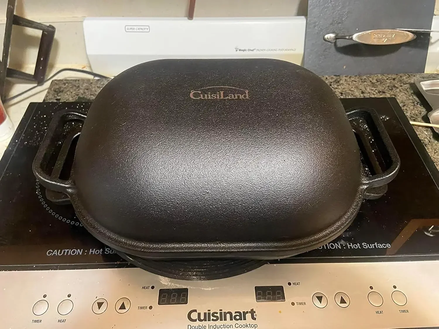 #For Large Heavy Duty seasoned Cast Iron Bread & Loaf Pan - A perfect way for baking&