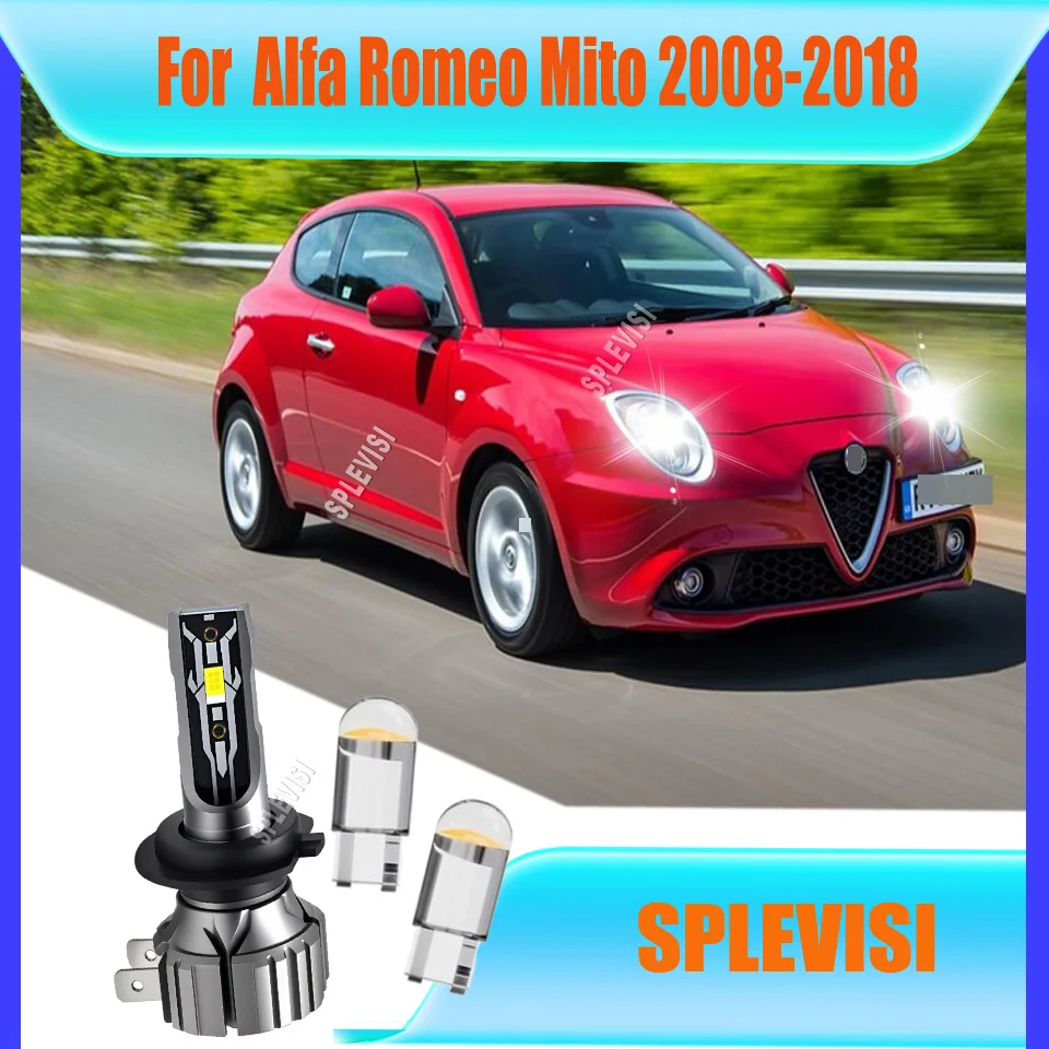 

Headlight Bulbs LED Car Lights H7 477 499 6000K Headlamp Chip For Alfa Romeo Mito 2008 2009 2010 2011 2012 2013 2014 2015-2018
