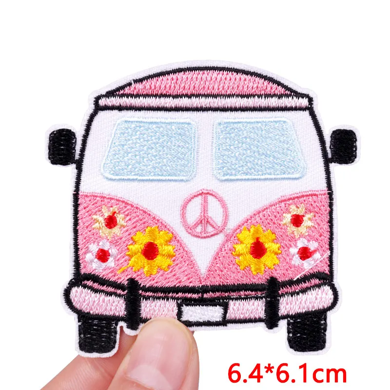 Biene/Blume Patch Cartoon Tier Stickerei Patch Eisen auf Patches für Kleidung gestickte Patches auf Kleidung DIY Näh aufkleber – Detail 28