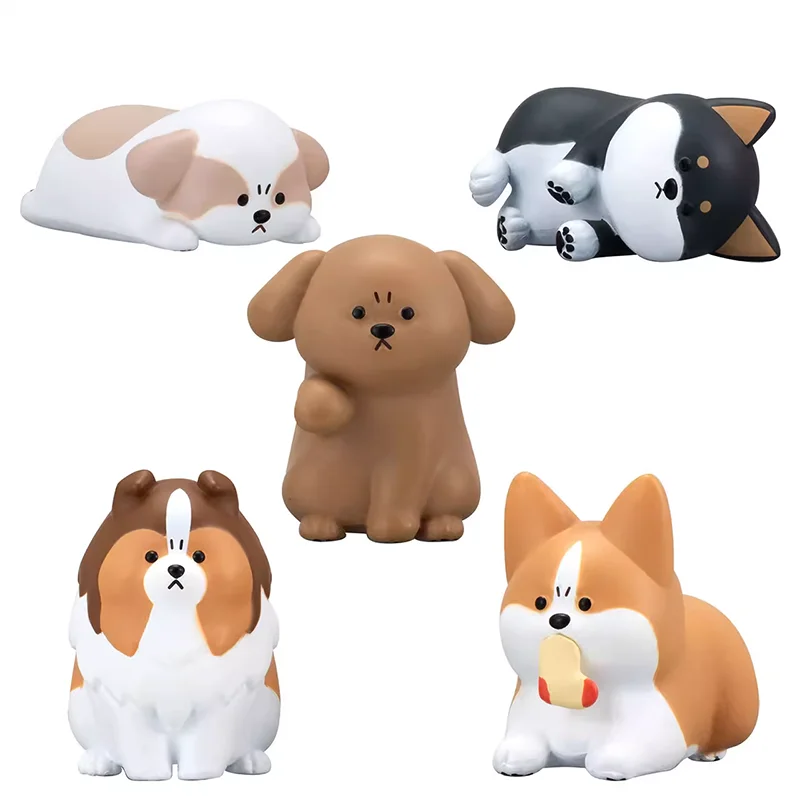 バンダイ オリジナル ガシャポン 怒っている犬 柴犬 フィギュア