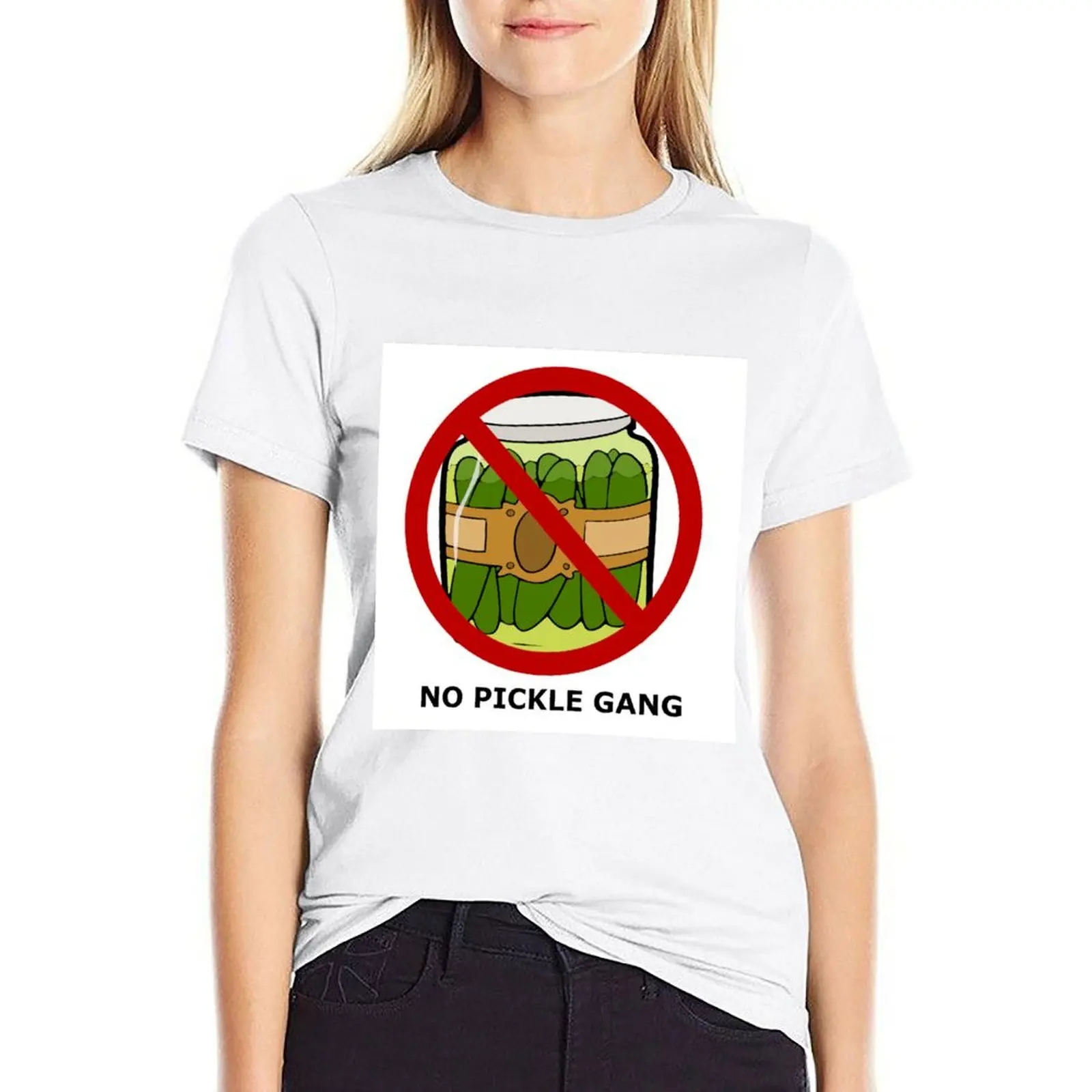 

No Pickle Gang T-shirt cute clothes tees black t shirts for Women