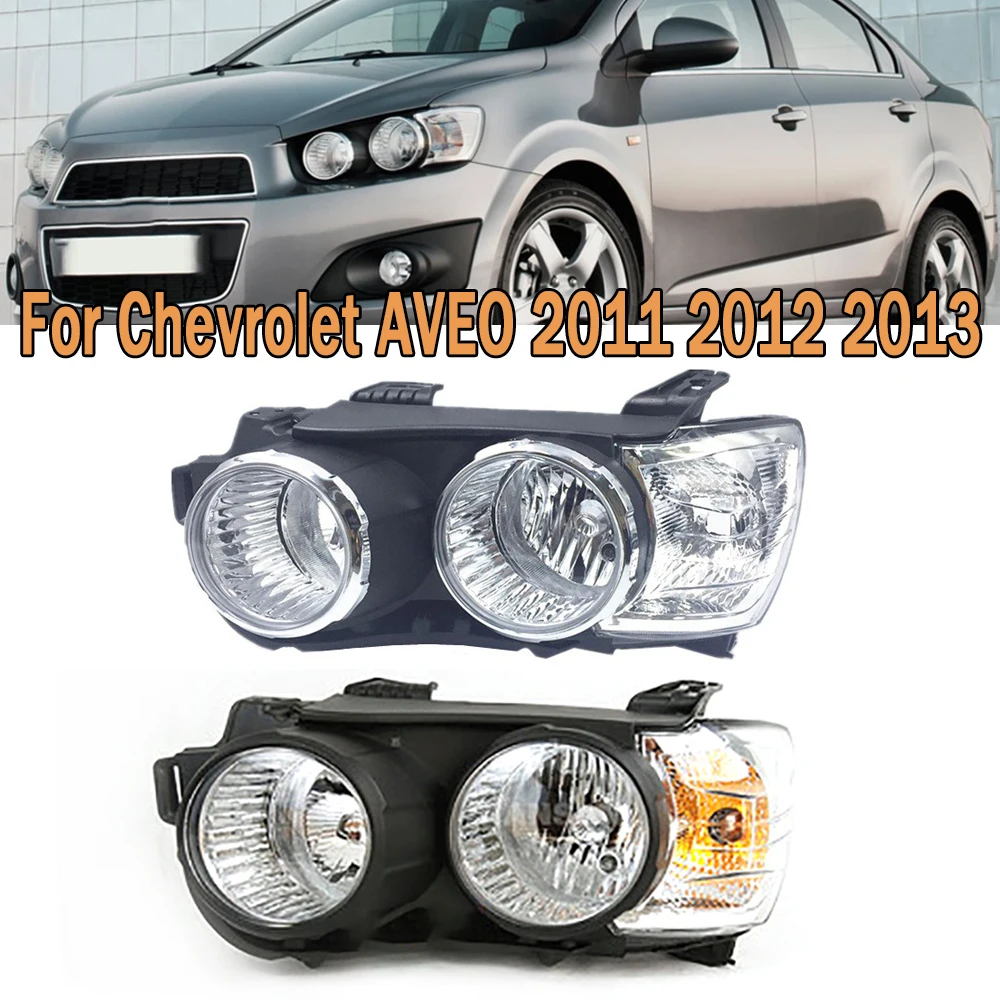 

Headlight Car Front Bumper Fog Light Turn Signal Lamp Headlight Assembly For Chevrolet AVEO 2011 2012 2013 96831061 96831602