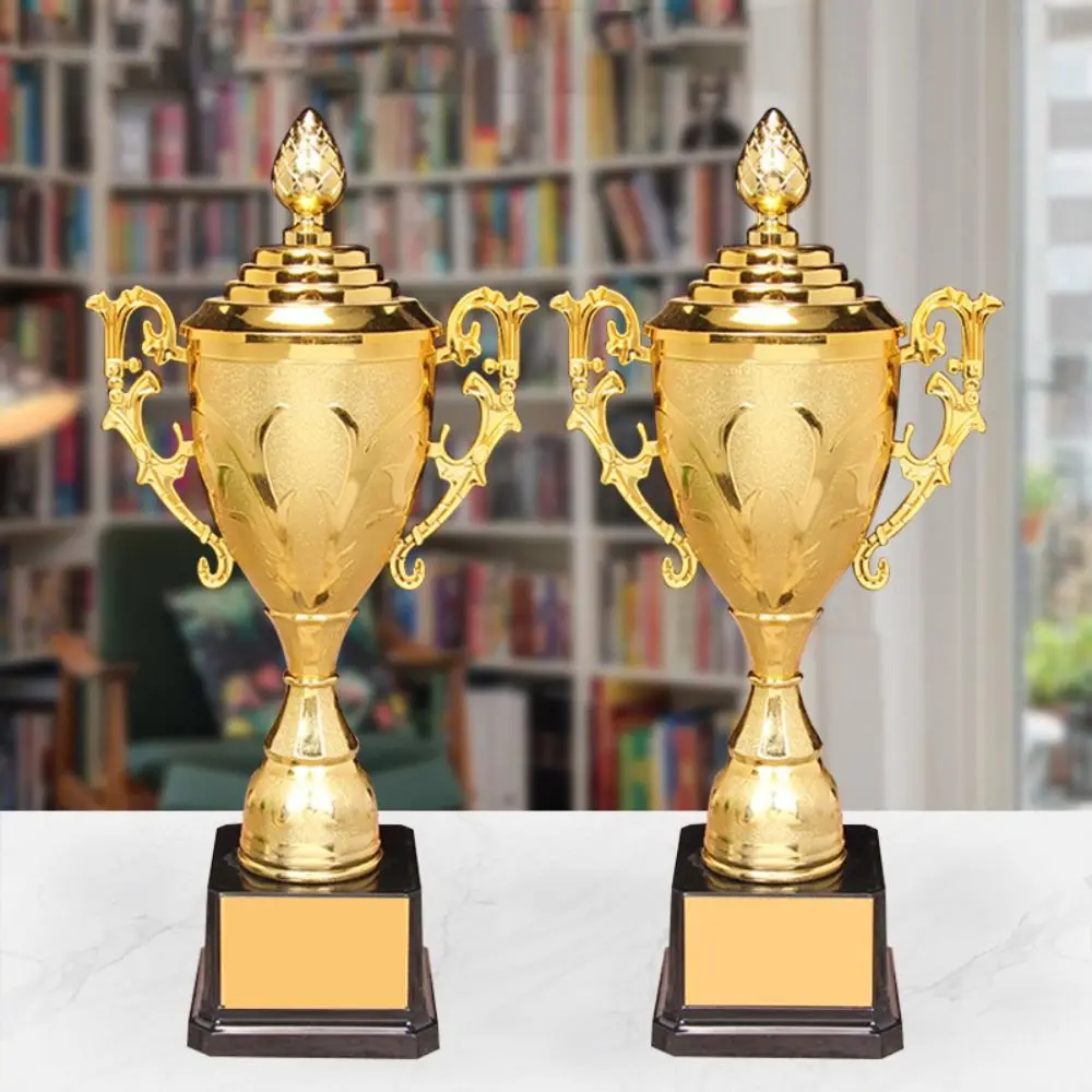 어린이 골드 트로피 상 학교 보상 공급 경쟁 축구 우승자 상 트로피 장난감 플라스틱 모델 작은 상금 컵