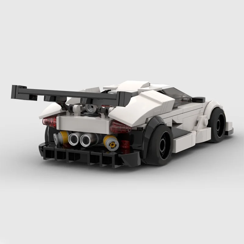 308 قطعة MOC لامبورغينيز Countach Pikes الذروة مدينة نموذج اللبنات لعبة تجميع فكرة التعليم هدية الكريسماس الطوب الاطفال #2