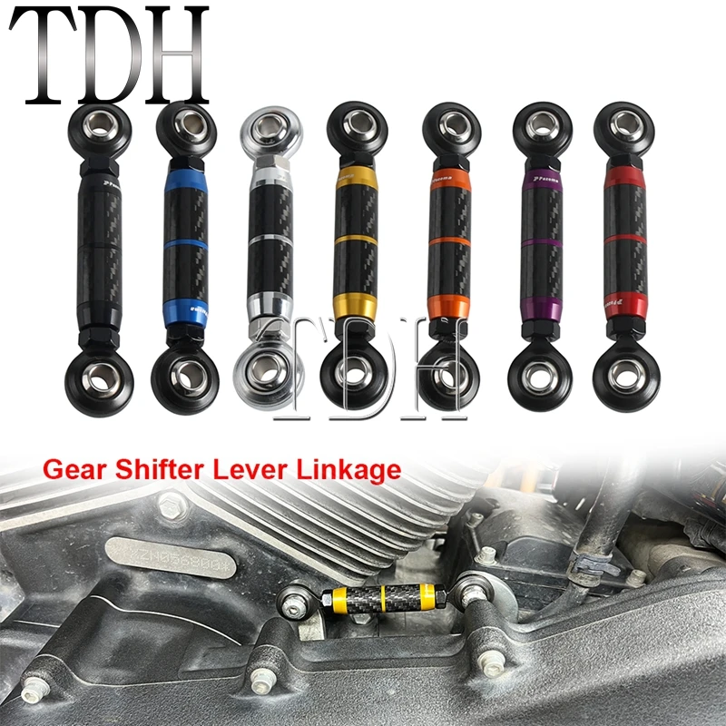 For Harley Softail Dyna Fat Bob FXDF FXDFSE FXDFSE2 Switchback FLD Street Bob FXDB Low Rider FXDL Adjustable Shift Linkage Lever