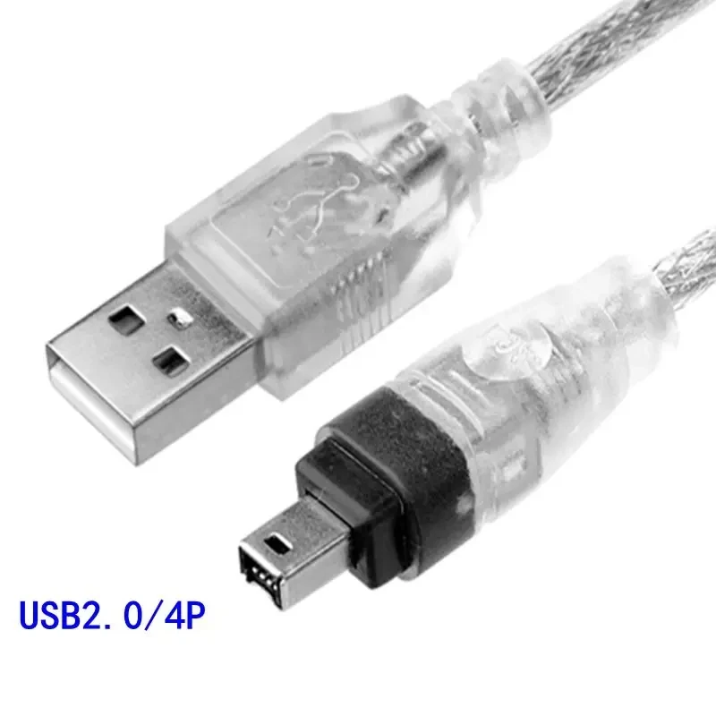 1394 Firewire USB To 4p USB To 1394 Data Cable IEEE 1394 Connection Cable Camera DV Acquisition Card