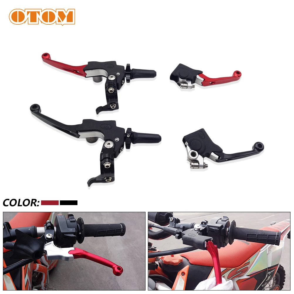 

OTOM Motorcycle 2023 CNC Brake Clutch Lever Renthal GEN2 Folding Mechanism Handlebar Handle For HONDA CRF 250 450 CRF250R CRF450