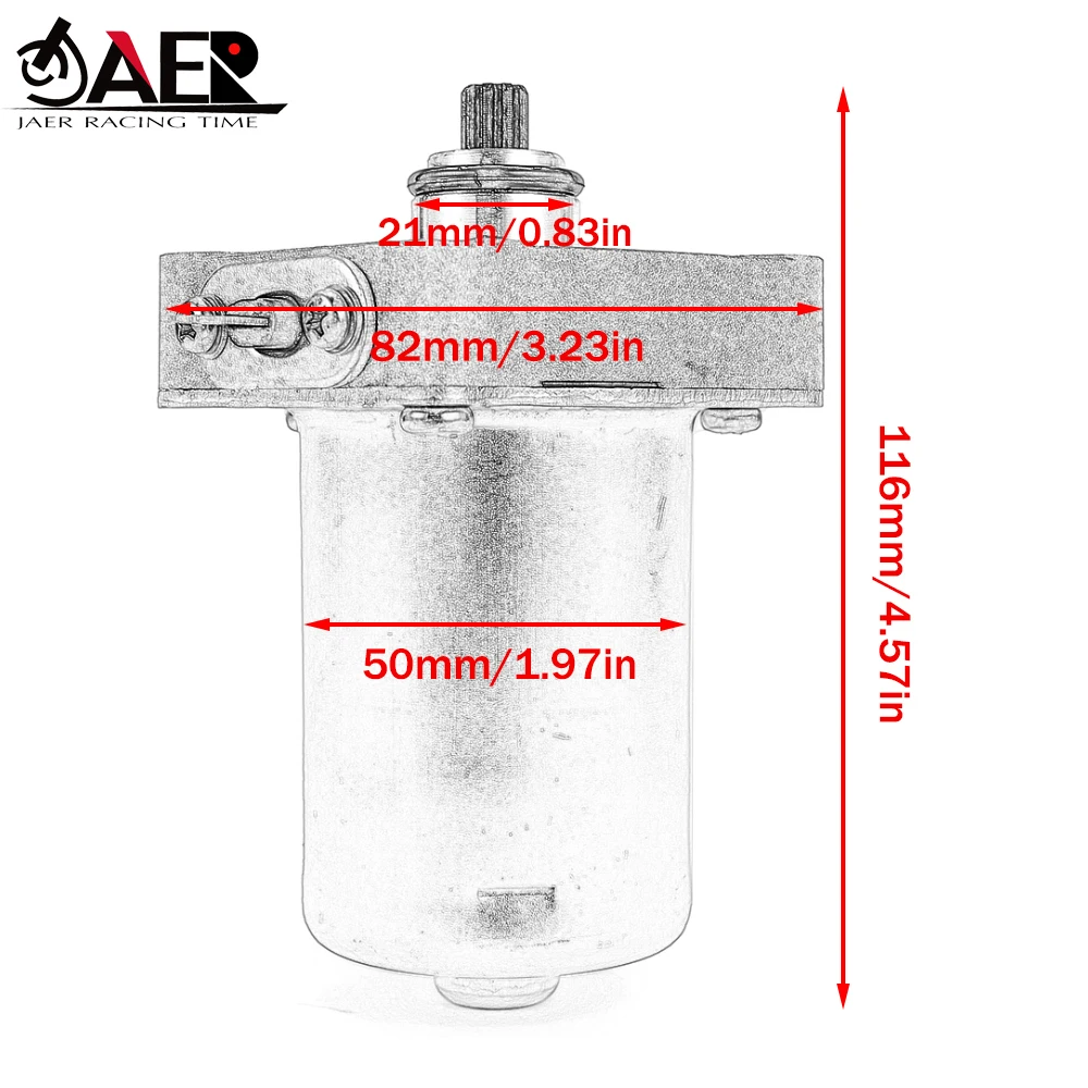 Engine Starting Starter Motor for Honda NVS50 Today NSC110 NSC50 Vision 110 50 Beat Vario NCH50 Metropolitan NHX110 Lead Elite