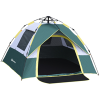 Outdoor Pop Up Tent Waterproof Portable Instant Automatic Camping Tent for 2-3/3-4 Person Family Tent Camping Backpacking 2025