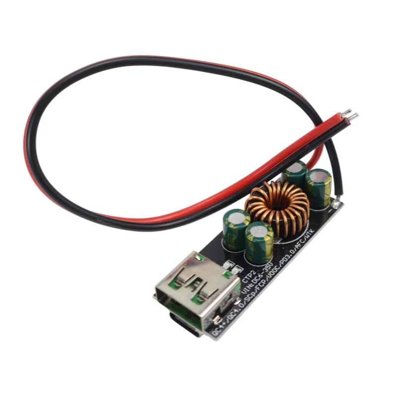 SW3518P Fast Charging Module QC4.0 QC3.0 USB Type-C 6-35V Buck-Boost for Huawei SCP FCP PD VOOC DASH AFC PPS w/ Cable