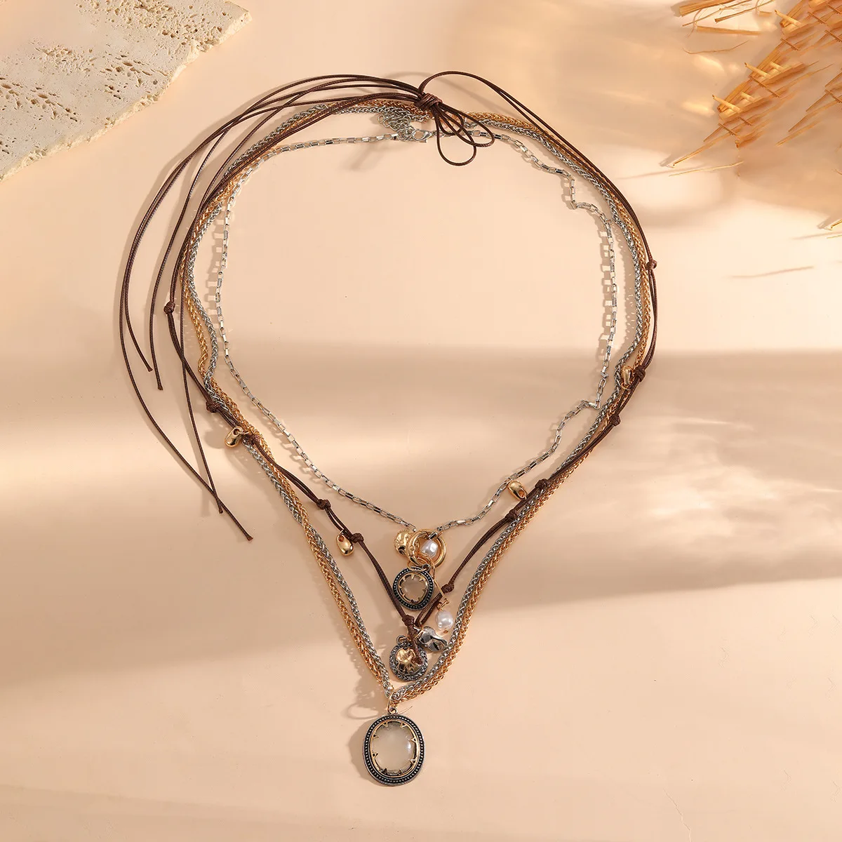 Thumbnail 3 - #33 Newest Layered Chain Necklaces