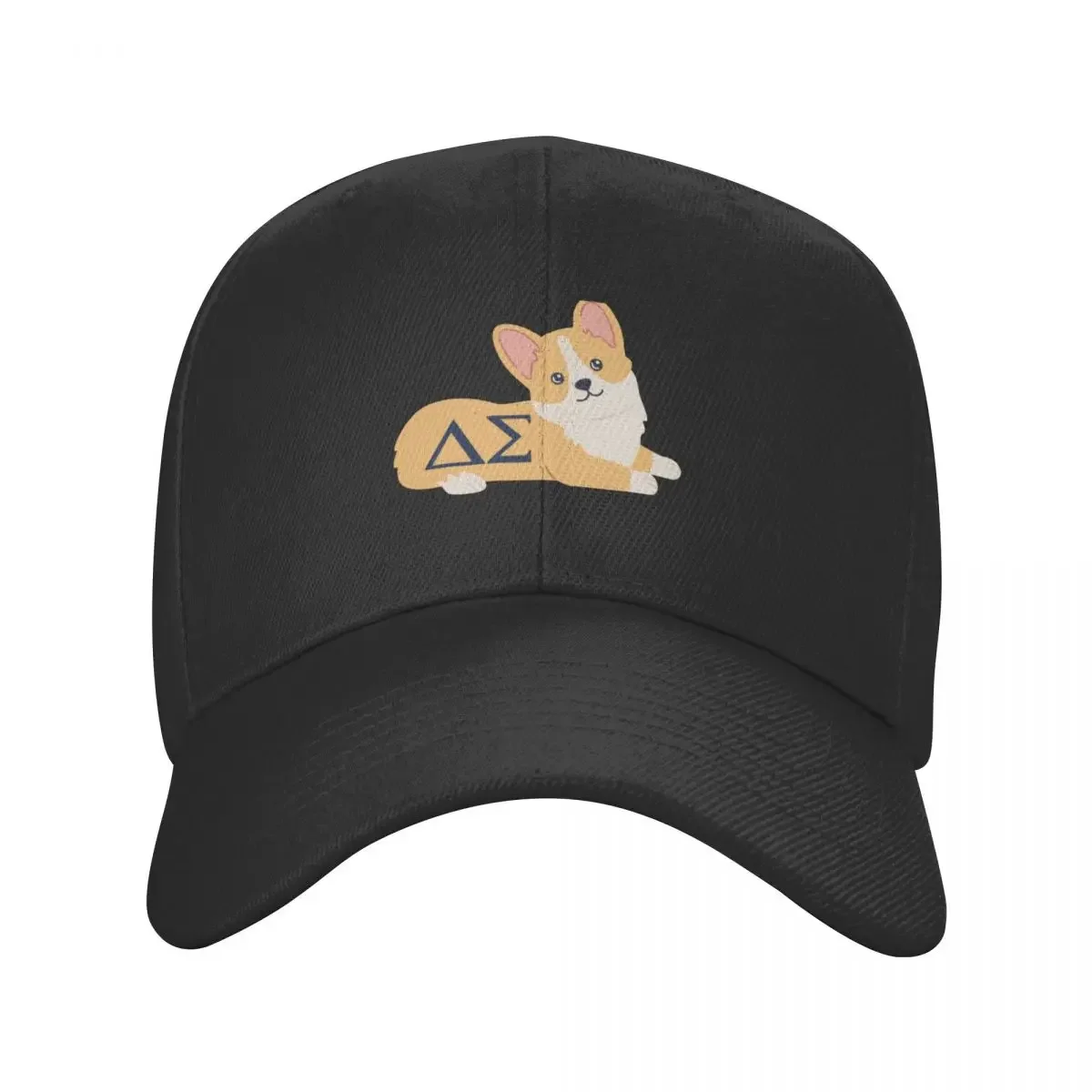 Delta Sigma Corgi Baseball Cap Hat Man Luxury Designer Hat Sun Hats For Women Men's