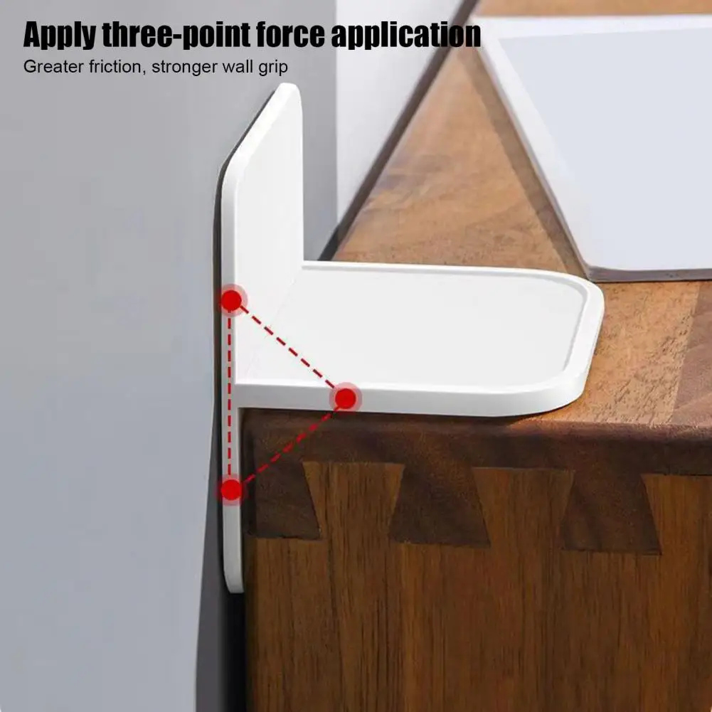 5Pcs Anti-Tip Furniture Fixer Adhesive No Drill Baby Proofing Cabinet Fixer Prevent Falling Cabinet Bookcase Stabilizer