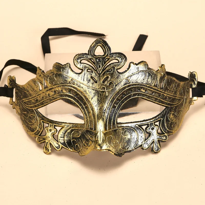 Vintage Jazz Mask Unique Prince Princess Masquerade Mask Party Masks Half-Face Costume Masks For Theatrical Performance Costume