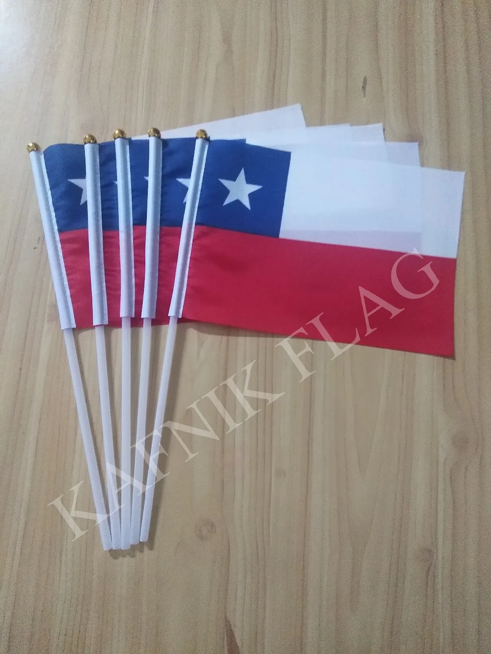 KAFNIK,5pcs  14*21cm Chile National Flag  New fashion