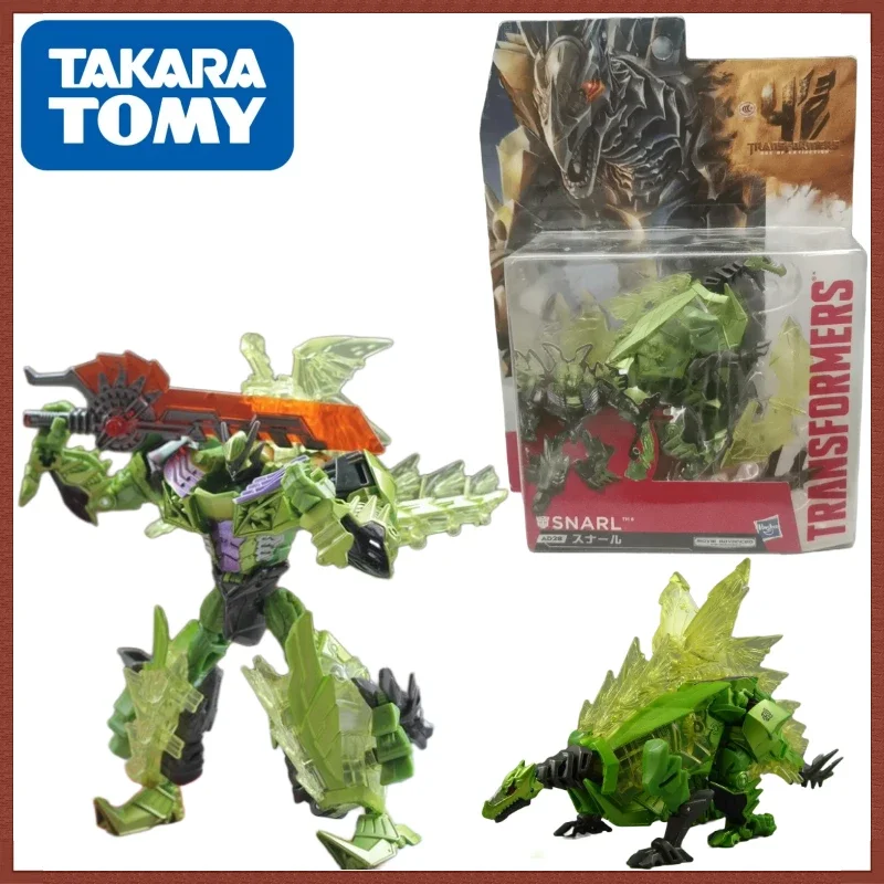 

In Stock Takara Tomy Transformers Movie 4 AOE AD Series AD-28 Snarl Action Figures Robot Collectible Figures Model Figure