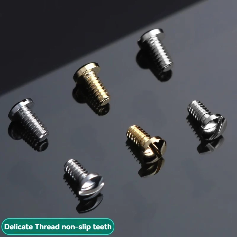 For Longines L4 Jialan Cover Screws Watch Back Shell Screw Bottom Cover Screw L4.209 L4.709 Silver Gold Watch Parts with Tools